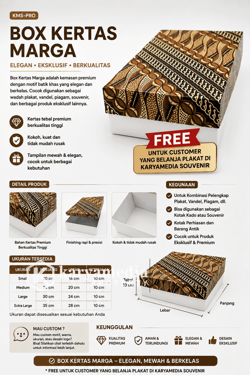Box Kertas Marga 1