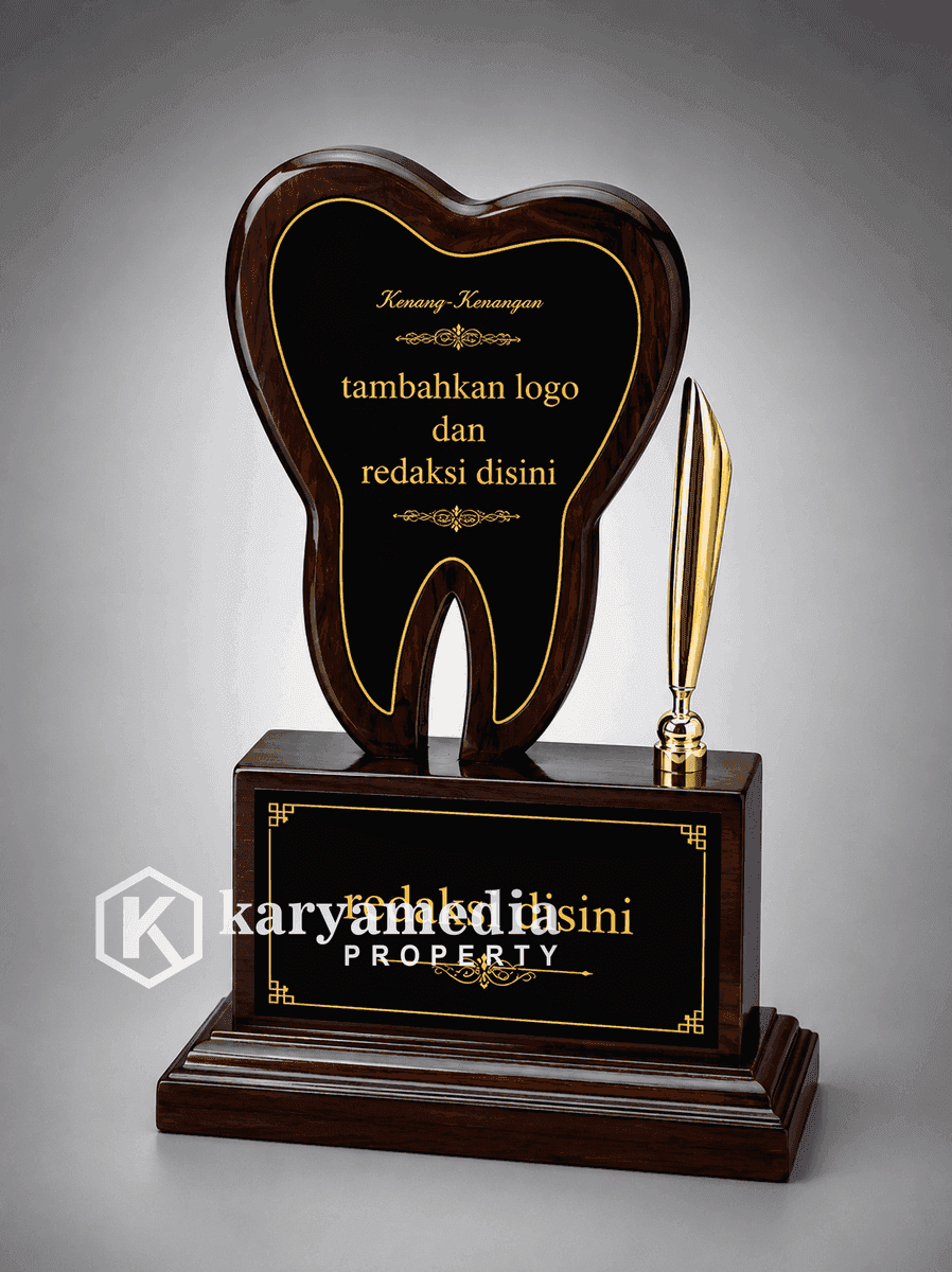 Plakat Kayu Custom untuk Penghargaan Premium