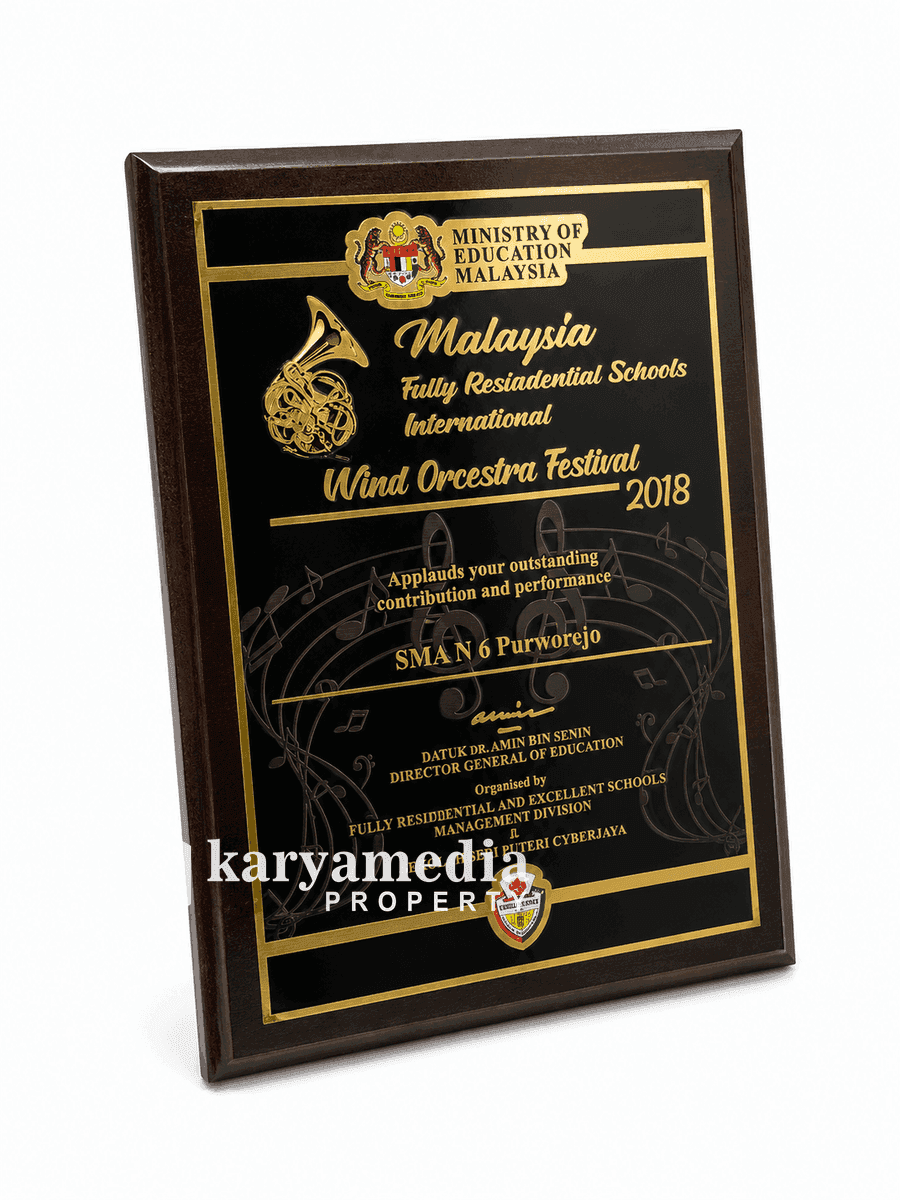 Plakat Kayu Premium 55