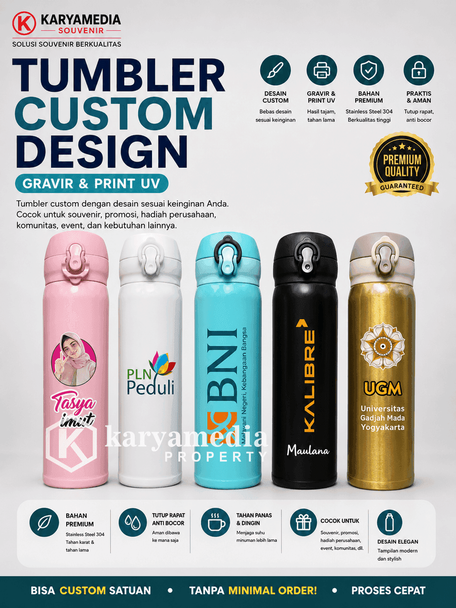 Tumbler Promosi untuk Branding dan Merchandise Event