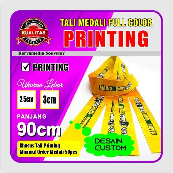 Tali Lanyard Printing