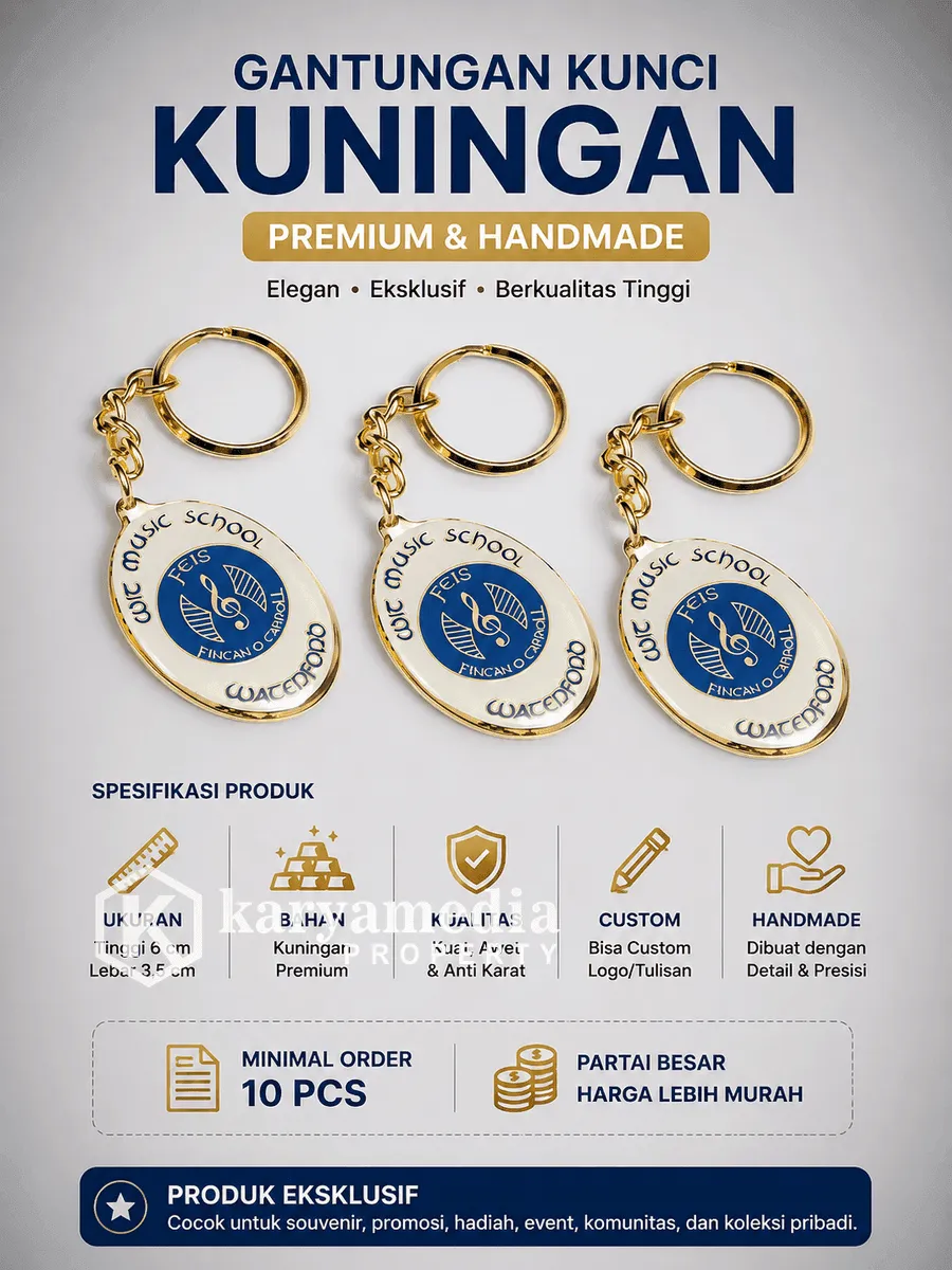 Gantungan Kunci 8 - Gantungan Kunci Karyamedia Souvenir