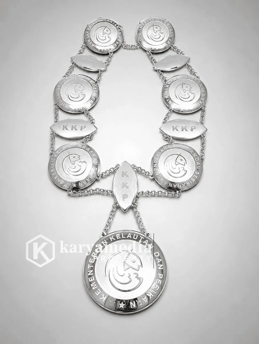 Kalung Rektor KKP Kementerian Kelautan - Kalung Rektor Karyamedia Souvenir