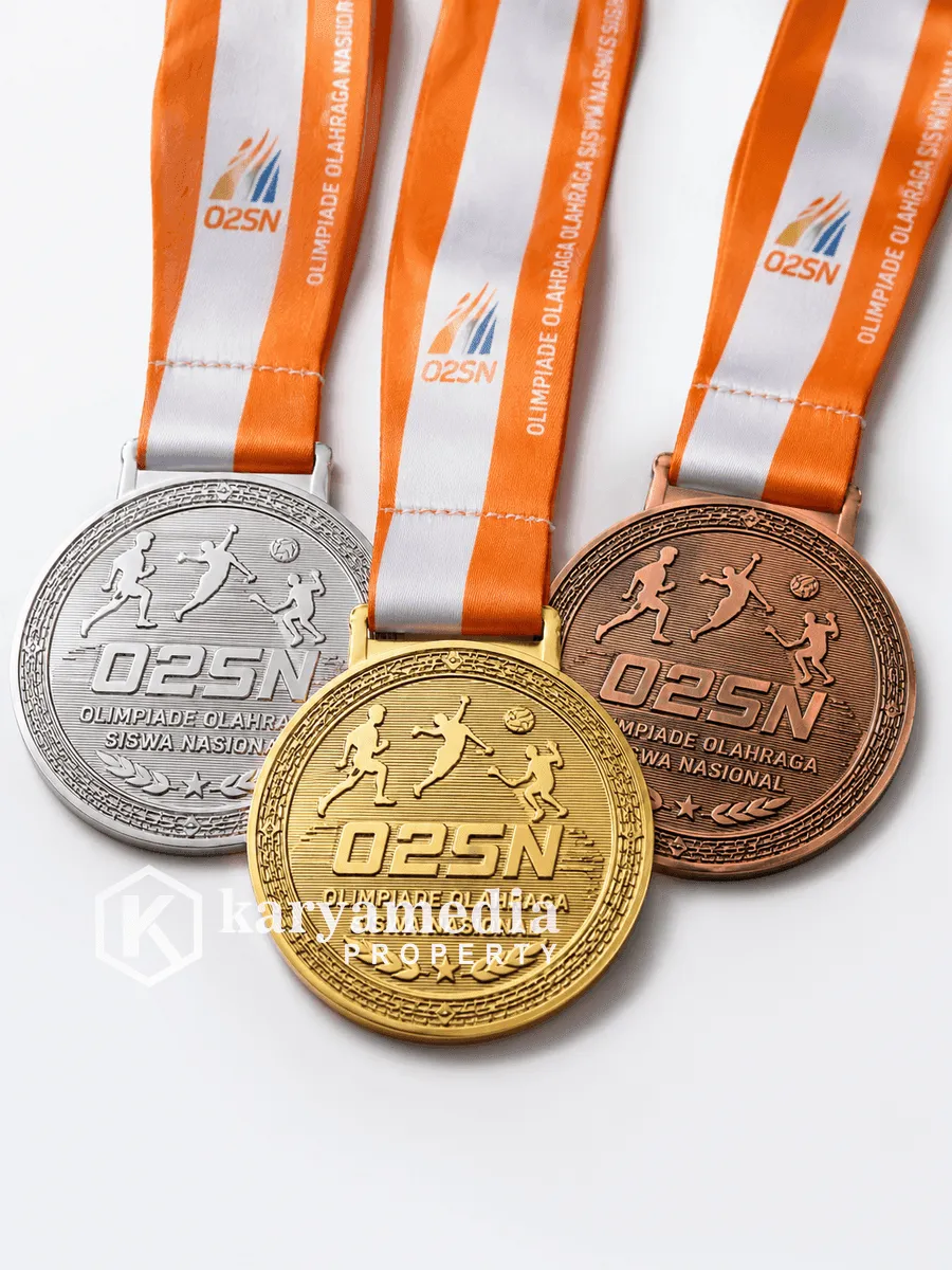 Medali 3D 13 - Medali 3D Zink Alloy Karyamedia Jogja