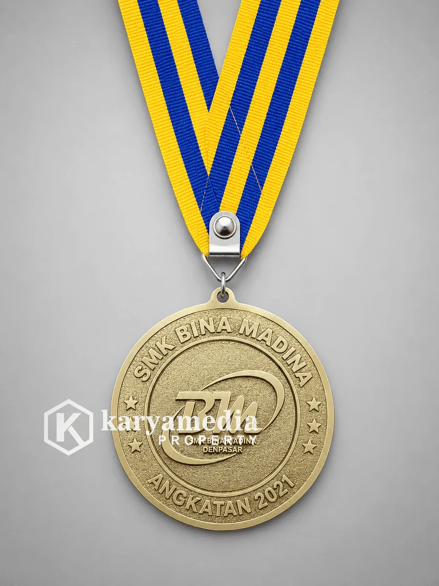 Medali Custom Penghargaan Jurnalistik - Medali Custom Karyamedia Souvenir