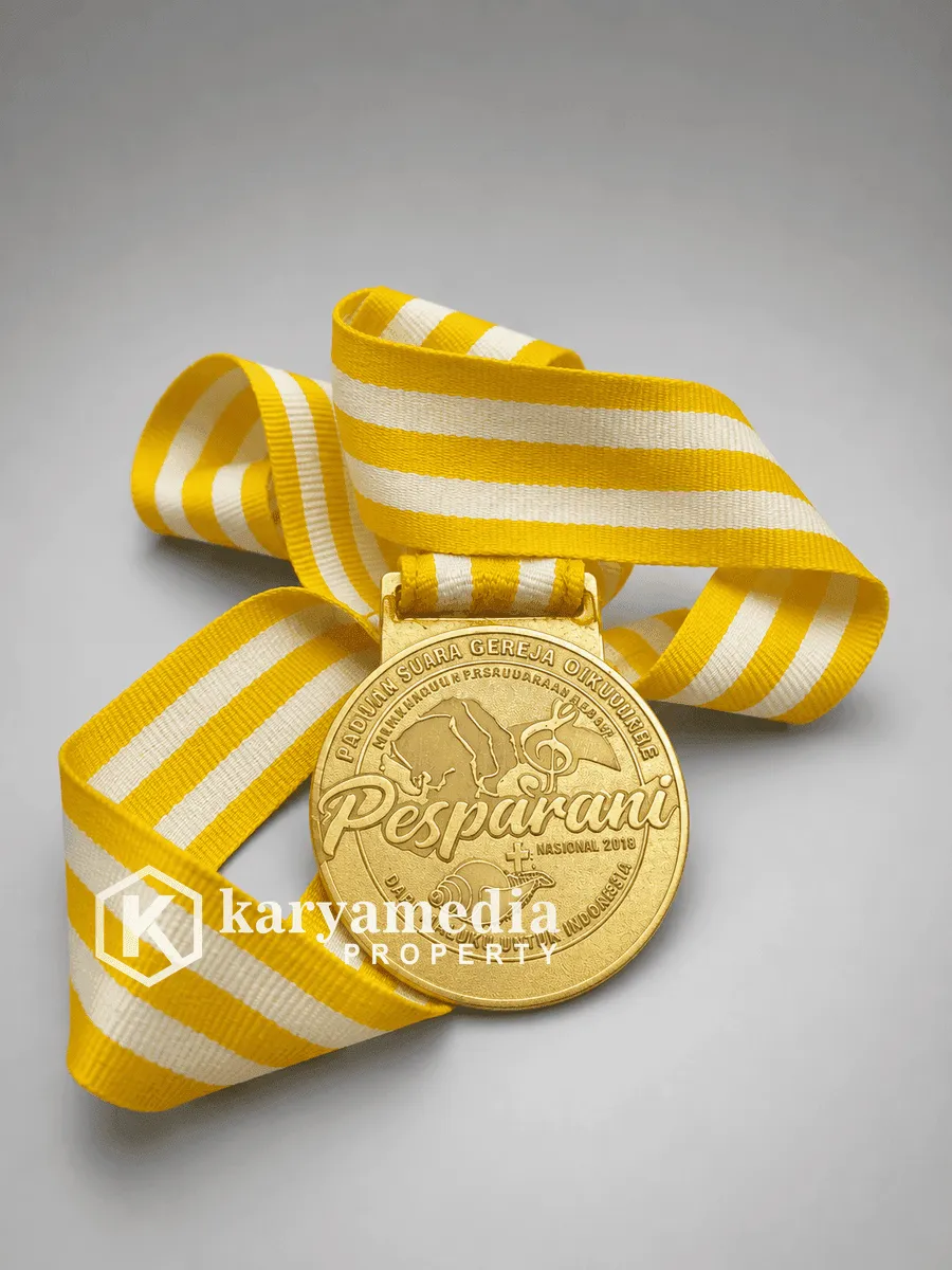 Medali Custom Lomba Catur - Medali Custom Karyamedia Souvenir