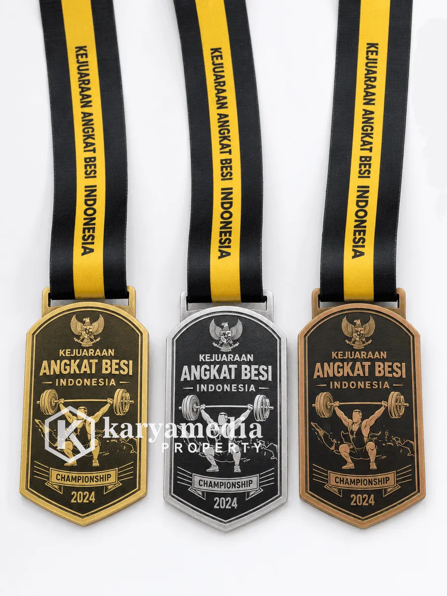 Medali Custom Kompetisi Robotika - Medali Custom Karyamedia Souvenir
