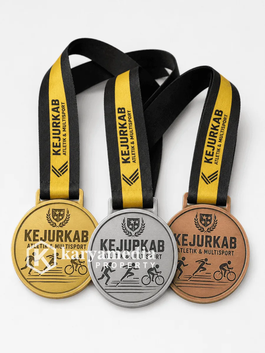 Medali Kompetisi Custom Berkualitas untuk Event Nasional