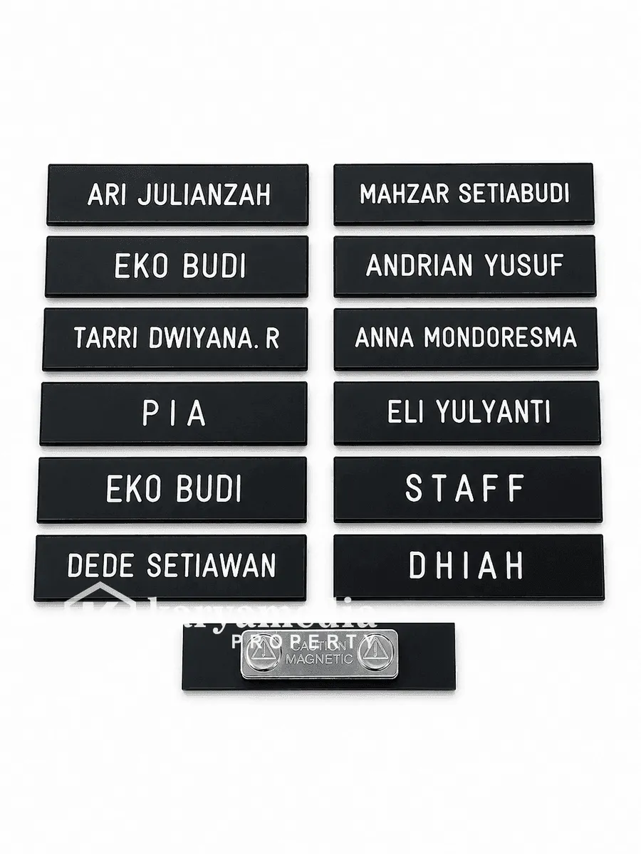 Panduan Lengkap Name Tag Custom untuk Event & Kantor