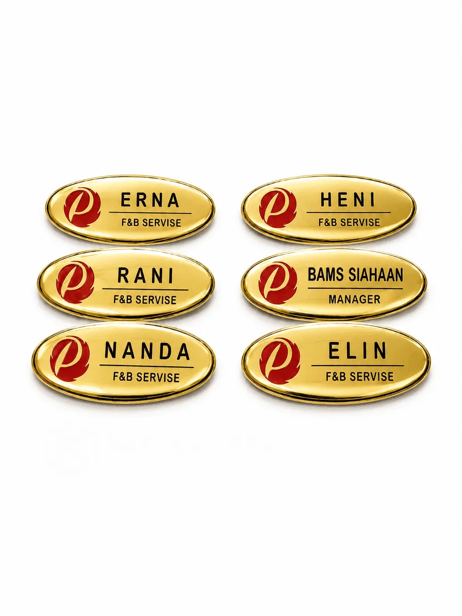 Name Tag 10 - Nama Dada Karyamedia Souvenir