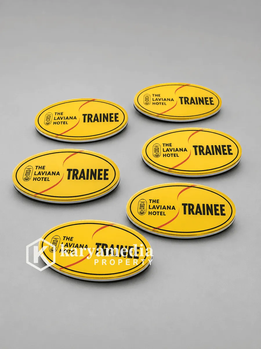 Name Tag 17 - Nama Dada Karyamedia Souvenir