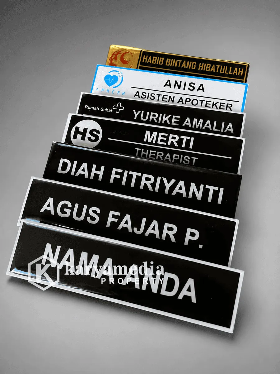 Name Tag 22 - Nama Dada Karyamedia Jogja