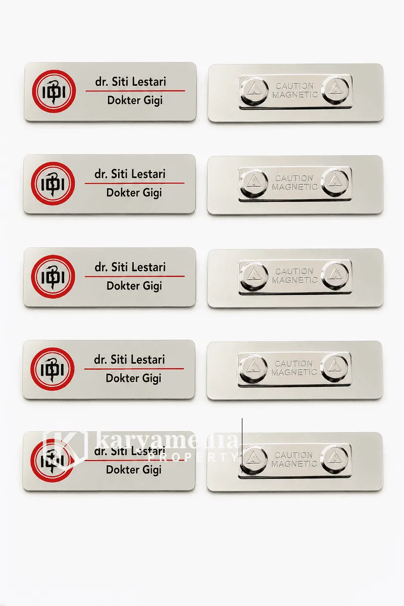 Name Tag 27 - Nama Dada Karyamedia Souvenir