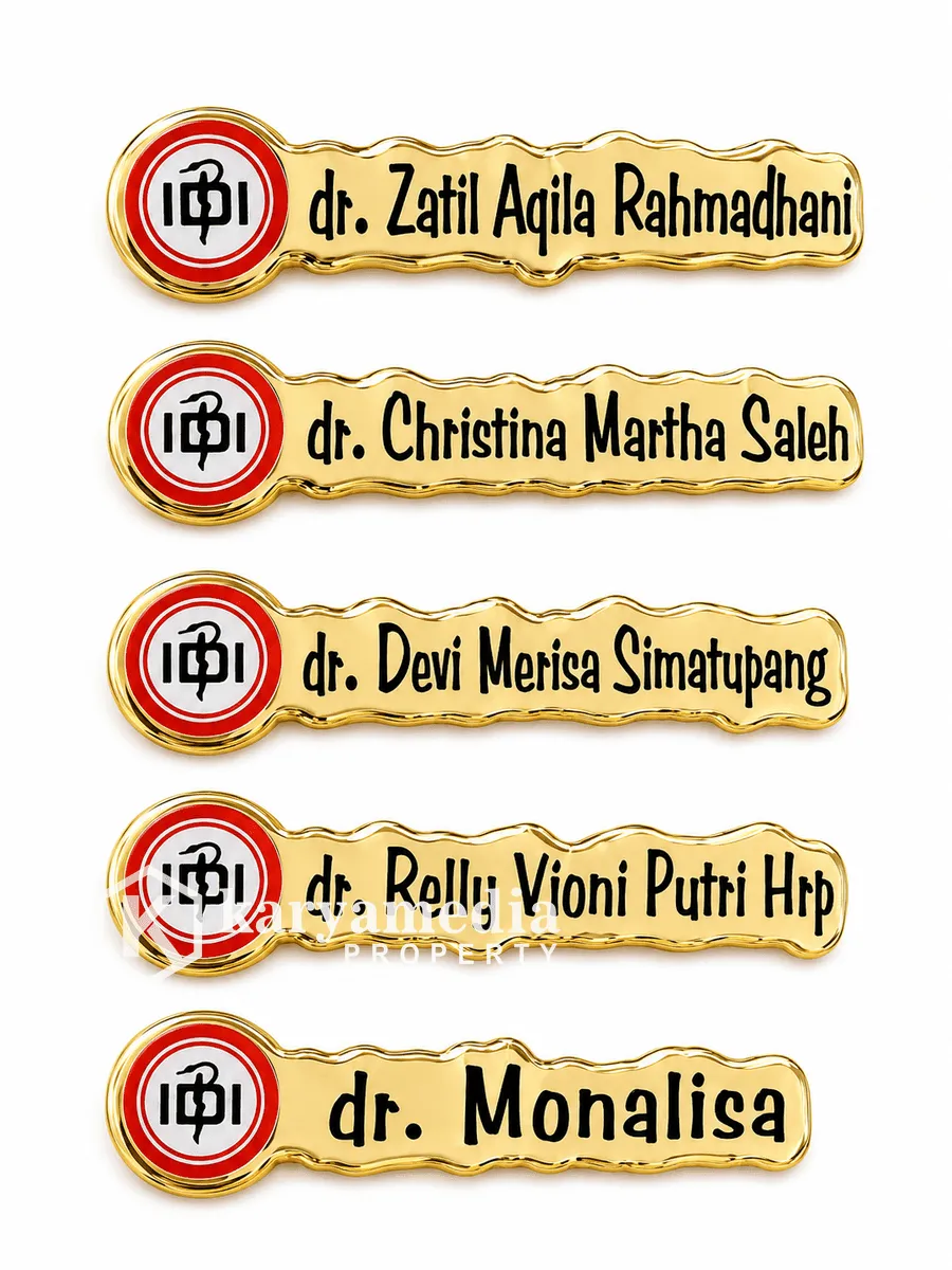 Name Tag 30 - Nama Dada Karyamedia Souvenir