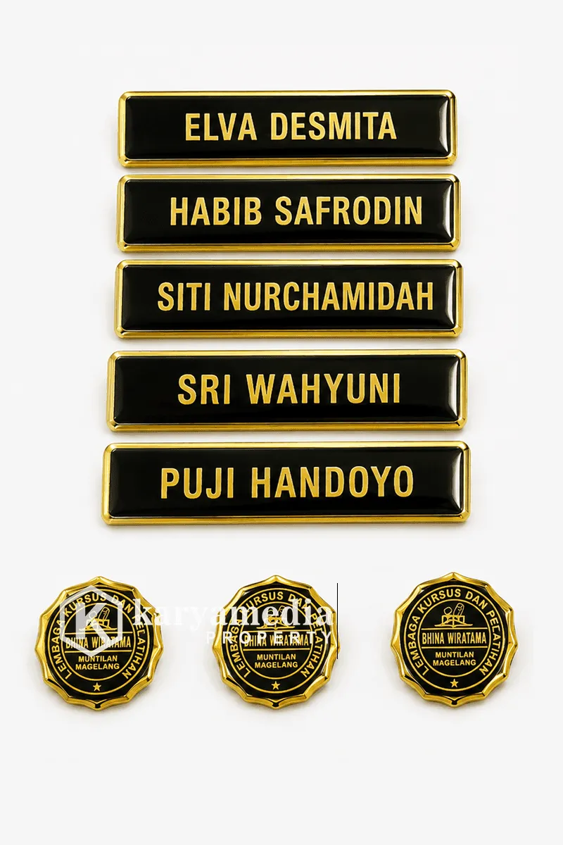 Name Tag 9 - Nama Dada Karyamedia Jogja