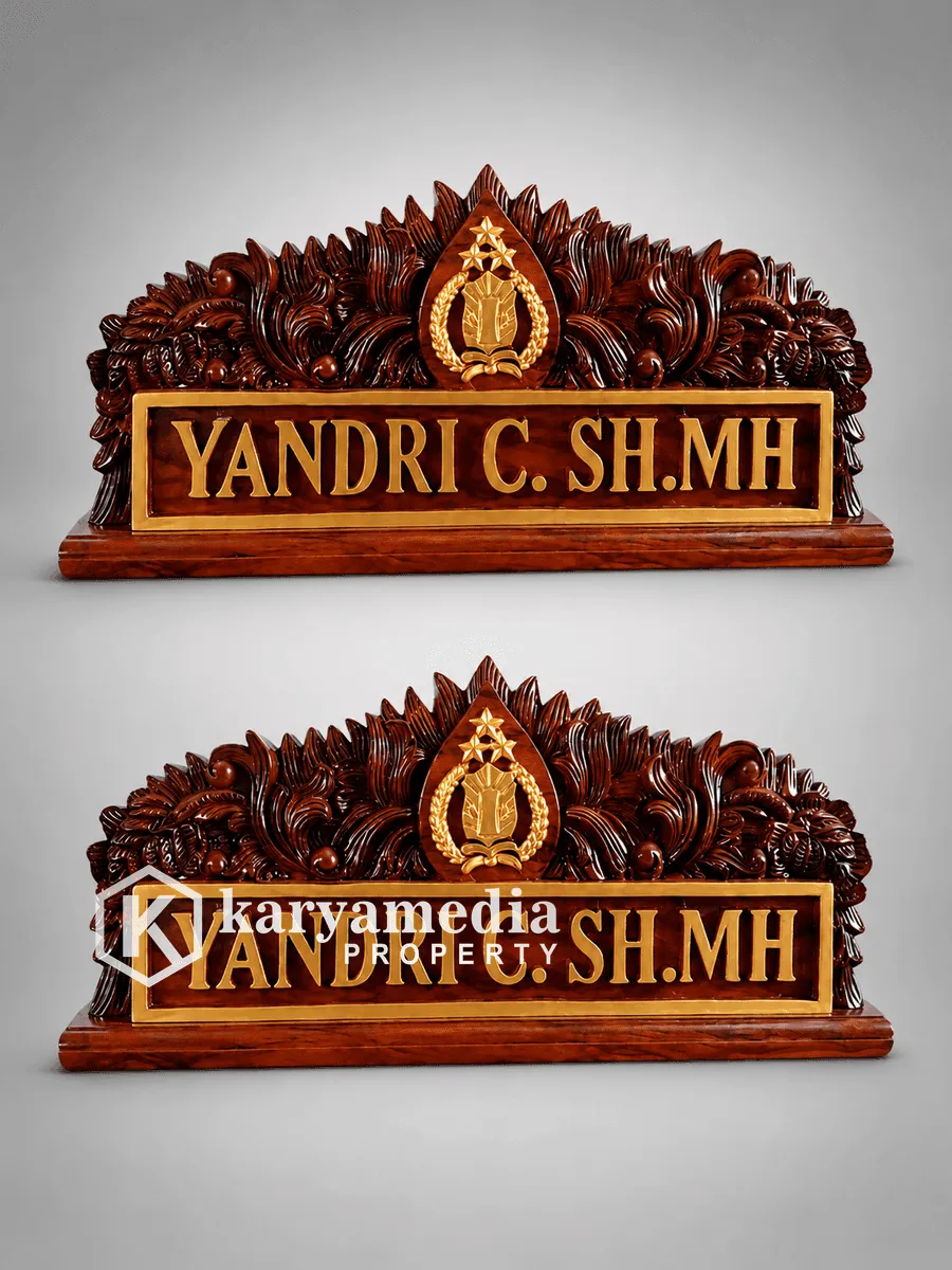 Papan Nama 18 - Papan Nama Karyamedia Souvenir
