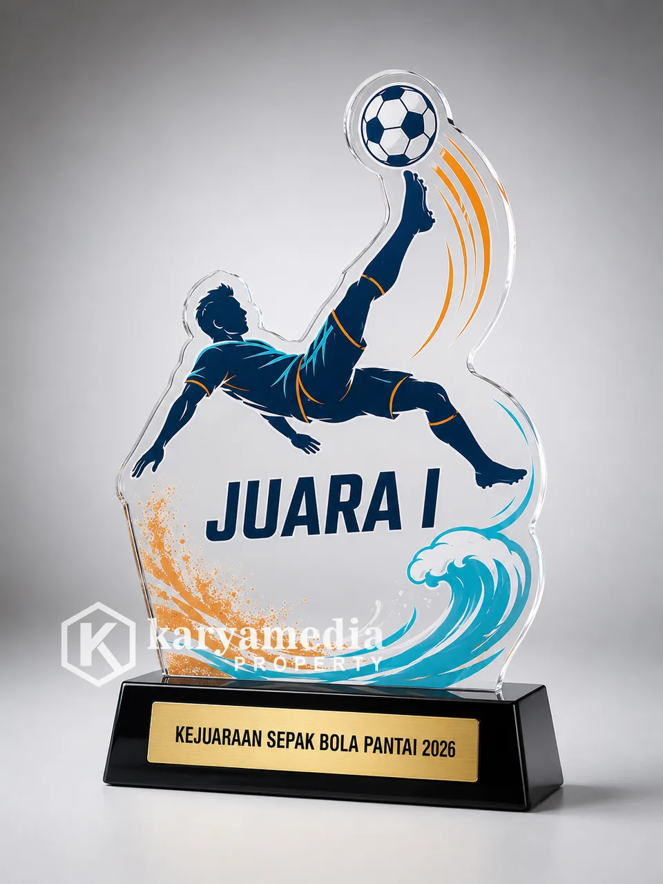 Piala Bola Pantai - Piala Olahraga Karyamedia Jogja