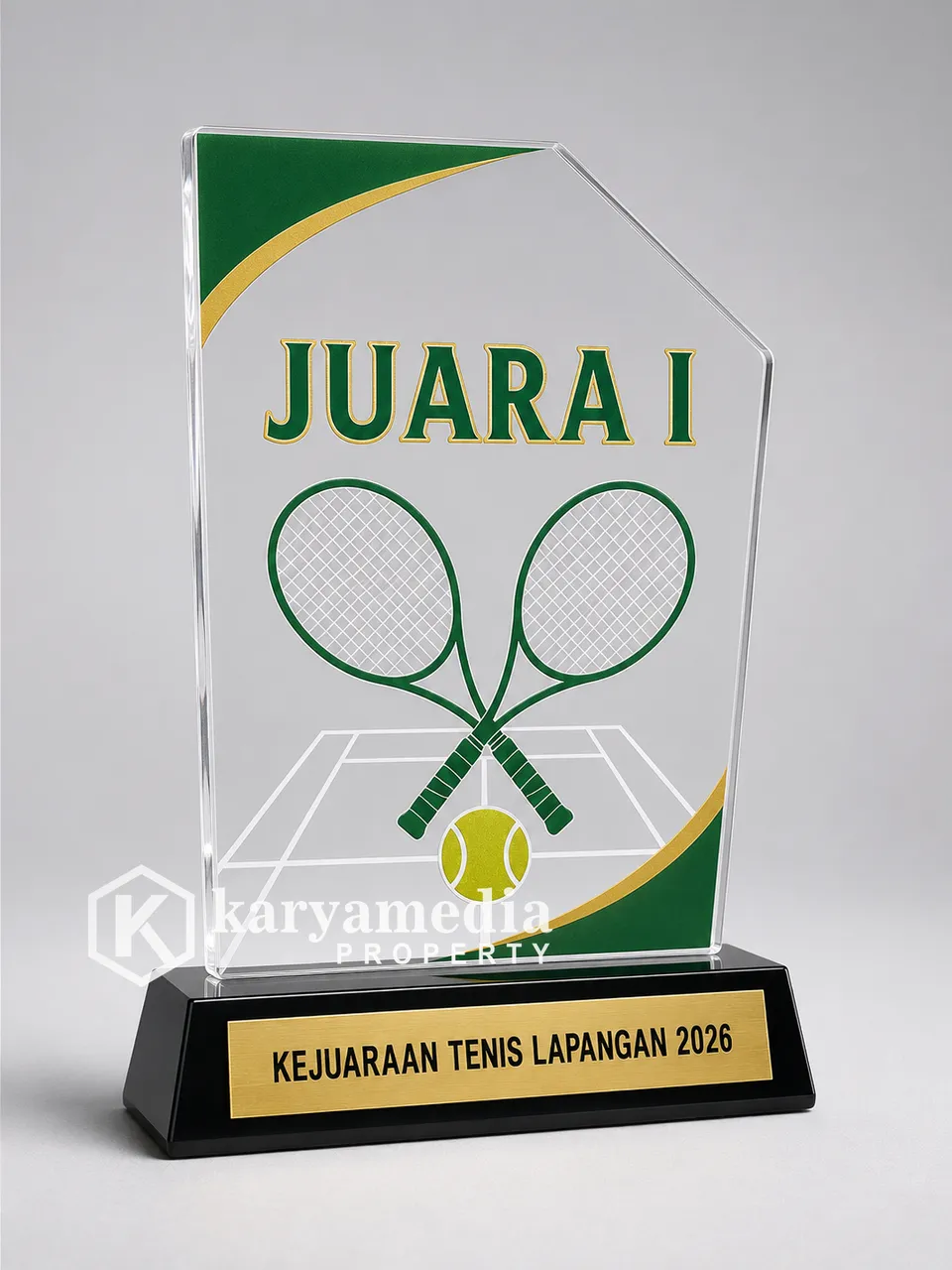 Piala Tennis Lapangan - Piala Olahraga Karyamedia Jogja