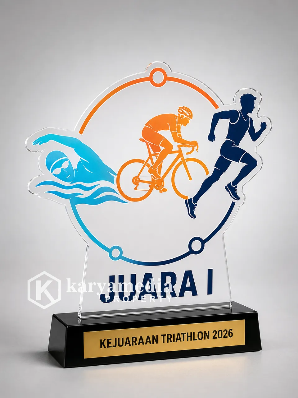 Piala Triathlon - Piala Olahraga Karyamedia Jogja