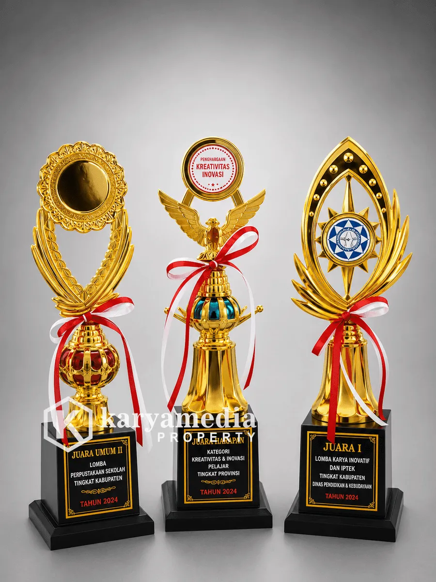 Piala Trophy 15 - Piala Trophy Karyamedia Souvenir