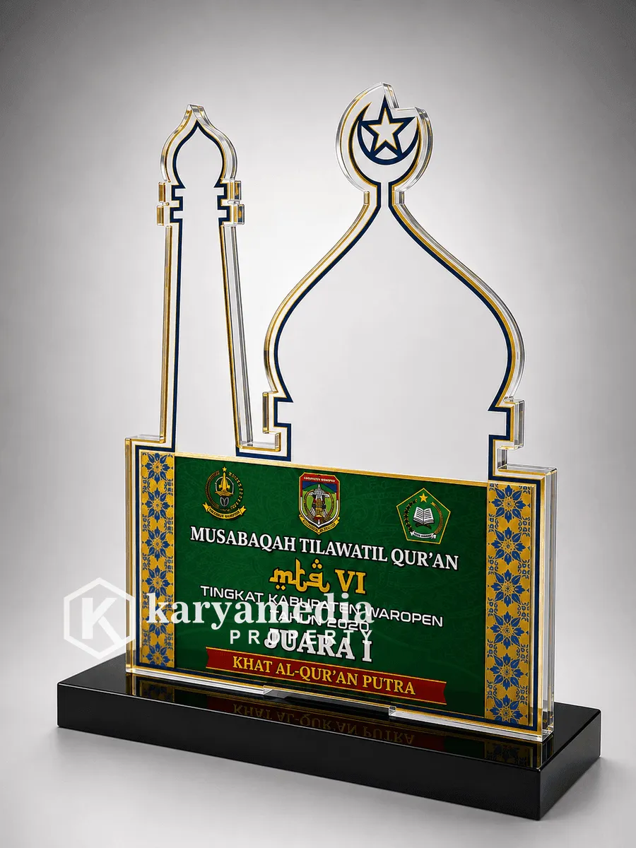 Plakat Penghargaan Karyawan Berprestasi: Pilihan Material