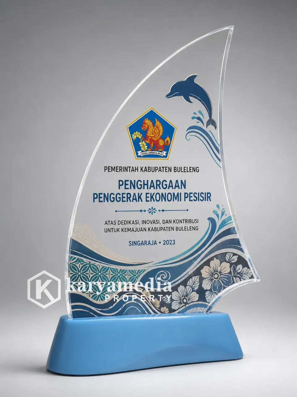 Plakat Kabupaten Karangasem - Bali, NTB & NTT Karyamedia Souvenir