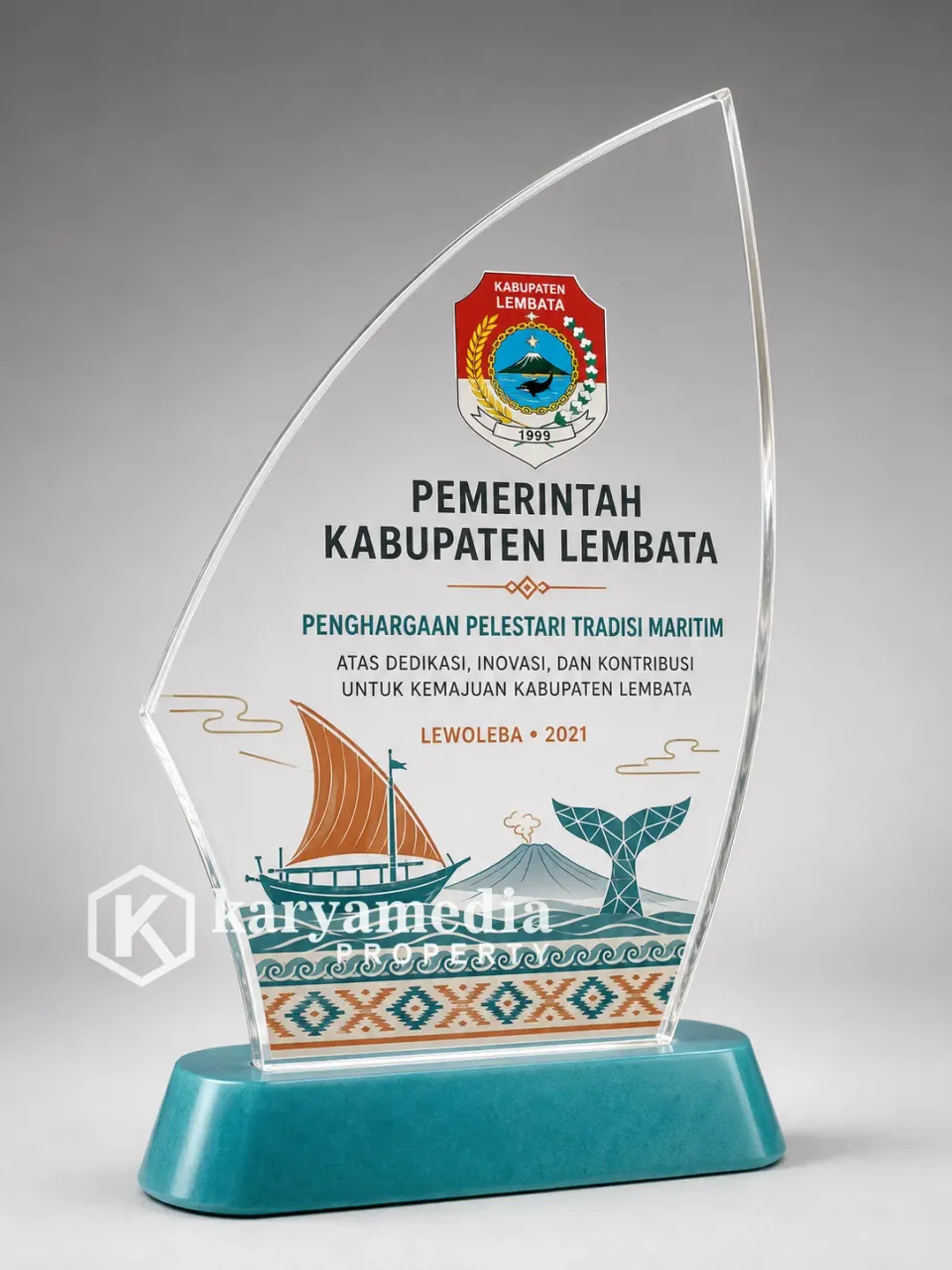 Plakat Kabupaten Lembata - Bali, NTB & NTT Karyamedia Souvenir
