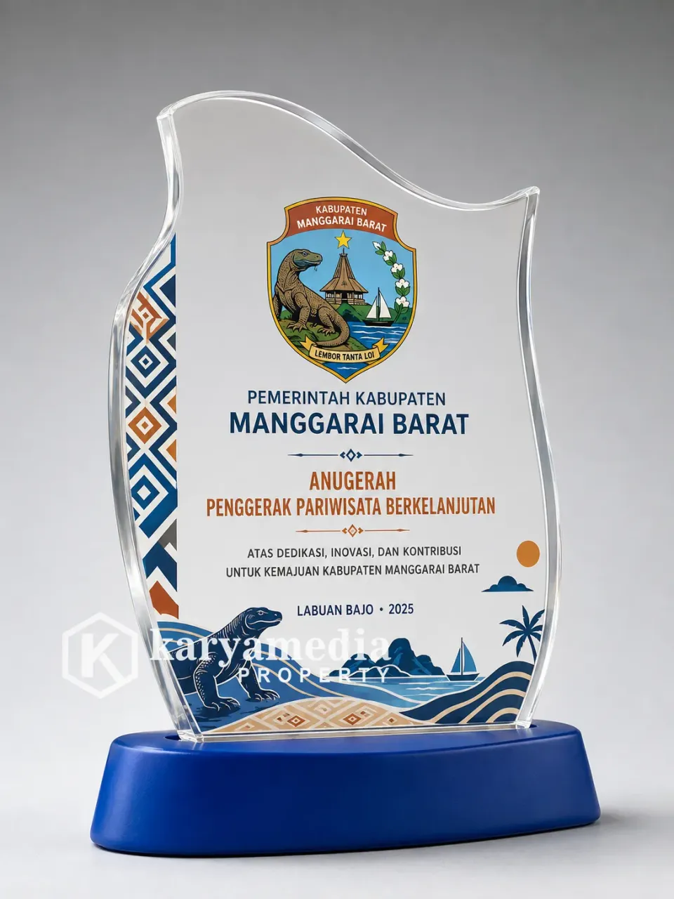Plakat Kabupaten Manggarai Barat - Bali, NTB & NTT Karyamedia Souvenir