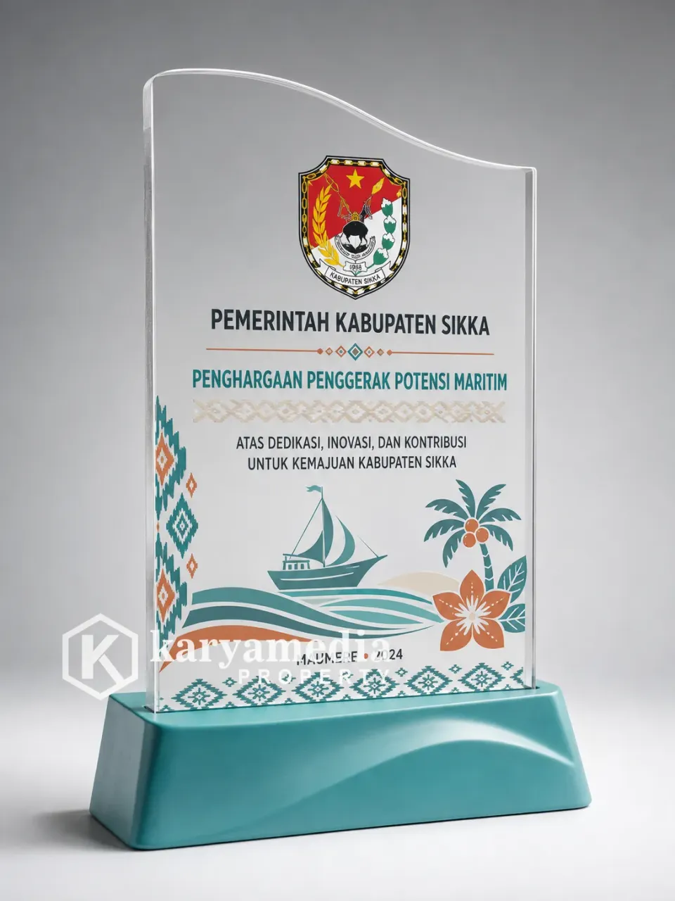 Plakat Kabupaten Sikka - Bali, NTB & NTT Karyamedia Souvenir