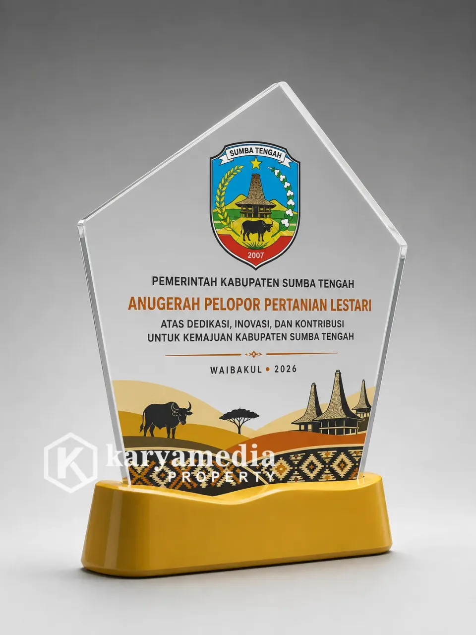 Plakat Kabupaten Sumba Tengah - Bali, NTB & NTT Karyamedia Souvenir