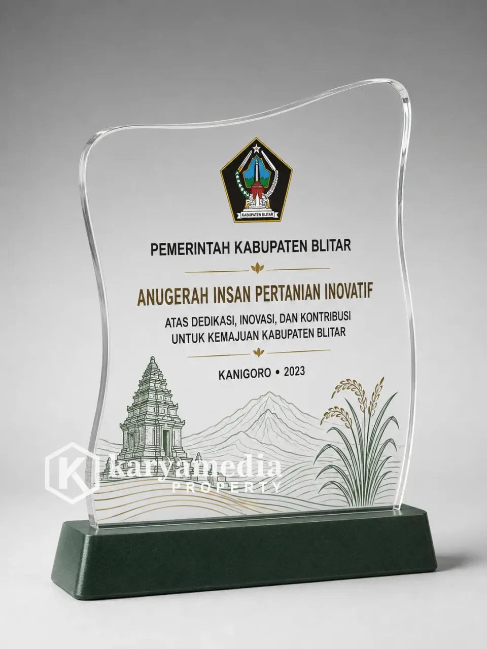Plakat Kabupaten Blitar - Jawa Karyamedia Souvenir