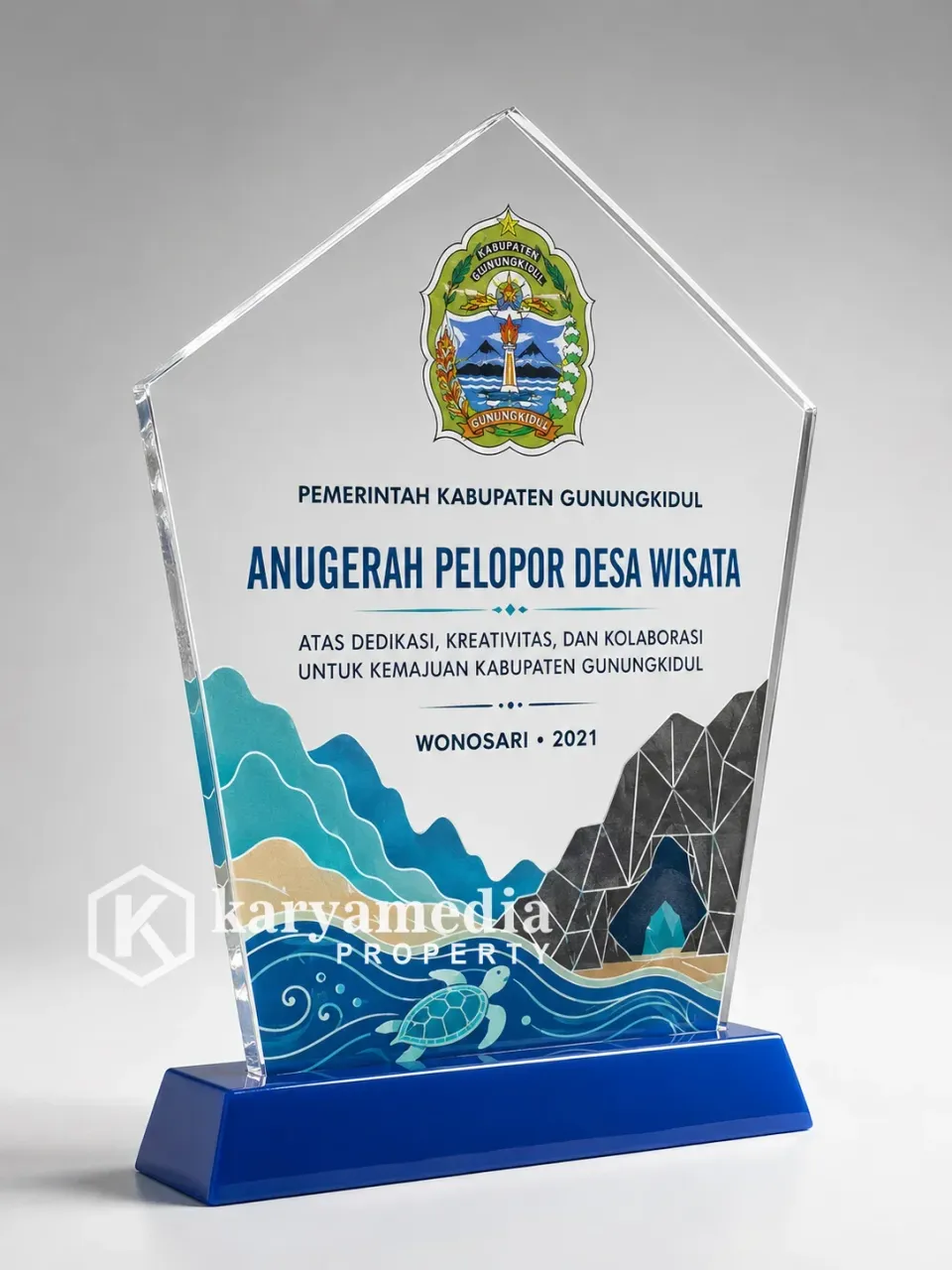 Plakat Kabupaten Gunungkidul - Jawa Karyamedia Souvenir