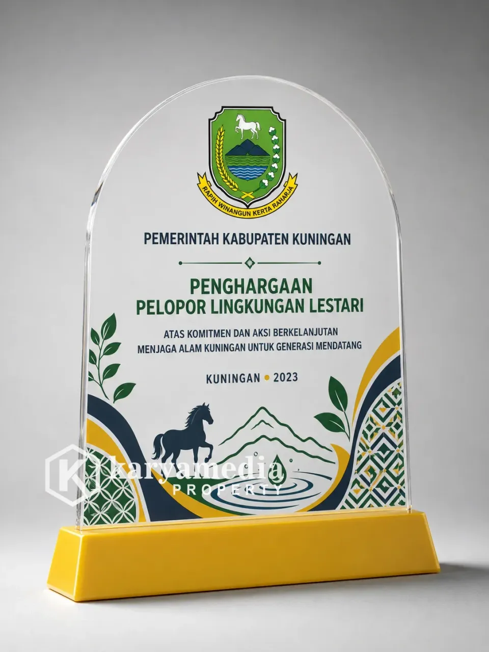 Plakat Kabupaten Kuningan - Jawa Karyamedia Souvenir