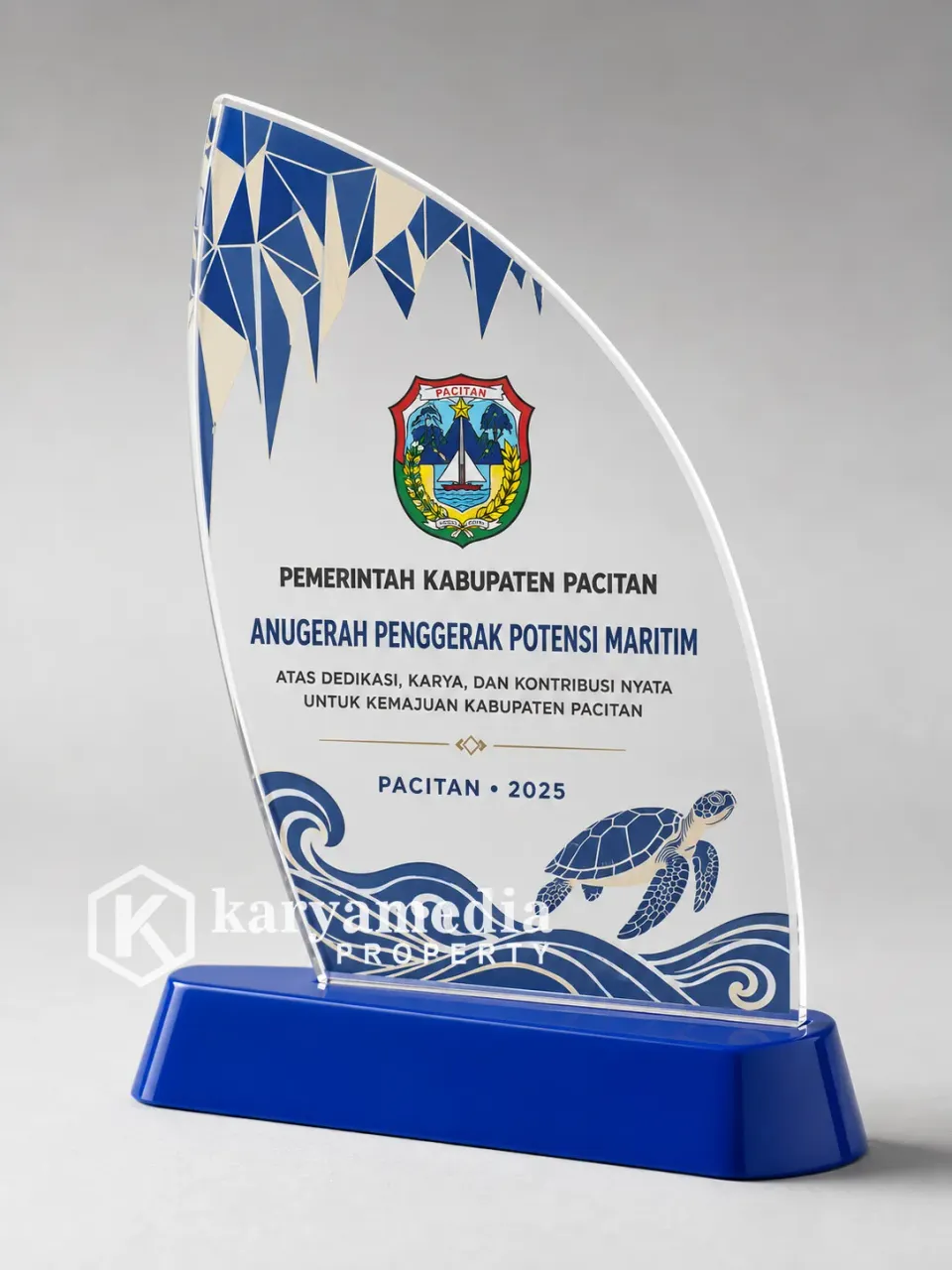 Plakat Kabupaten Pacitan - Jawa Karyamedia Souvenir