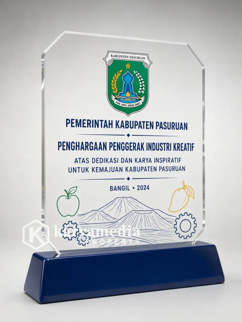 Plakat Kabupaten Pasuruan - Jawa Karyamedia Souvenir