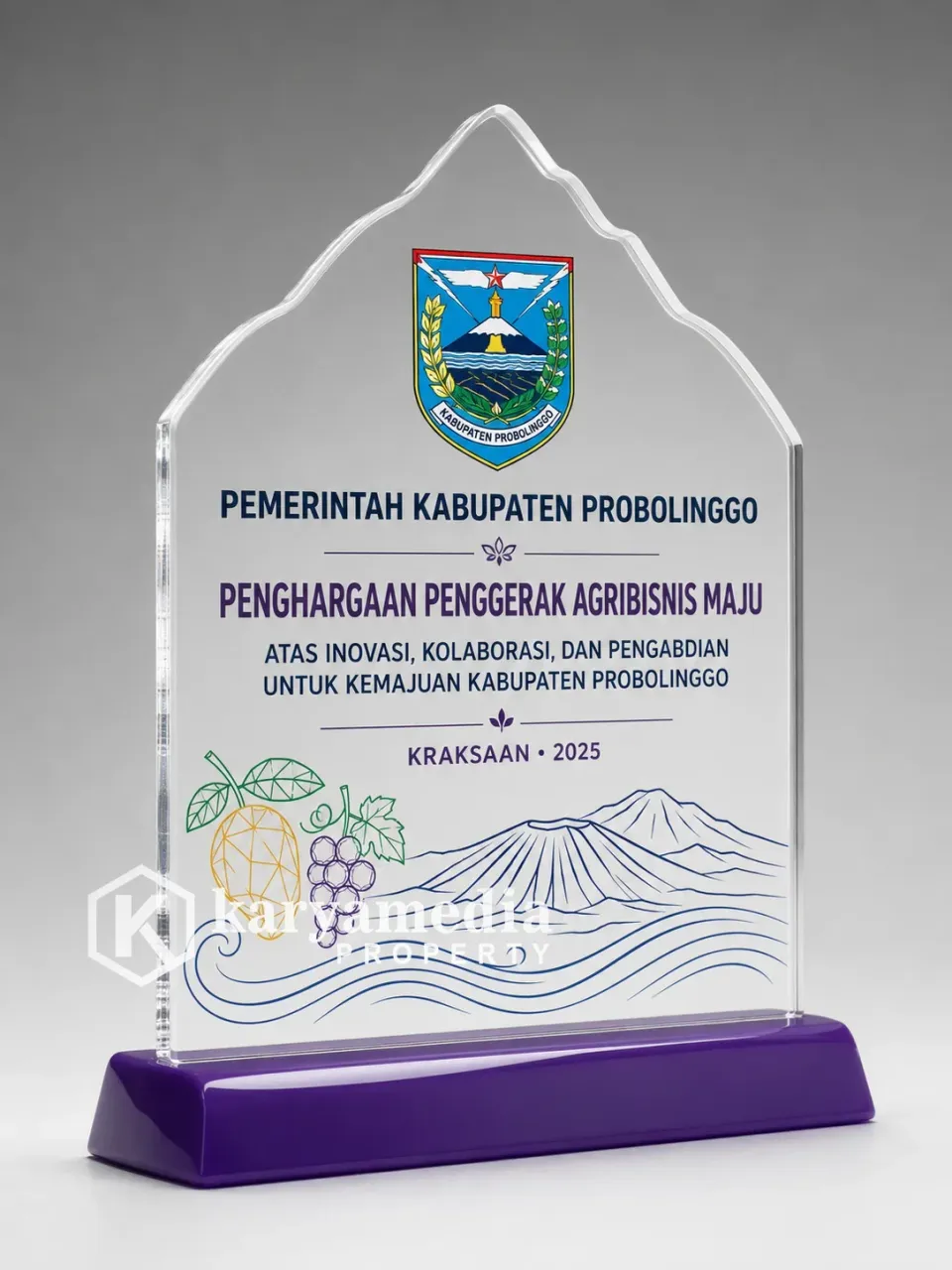 Plakat Kabupaten Probolinggo - Jawa Karyamedia Souvenir