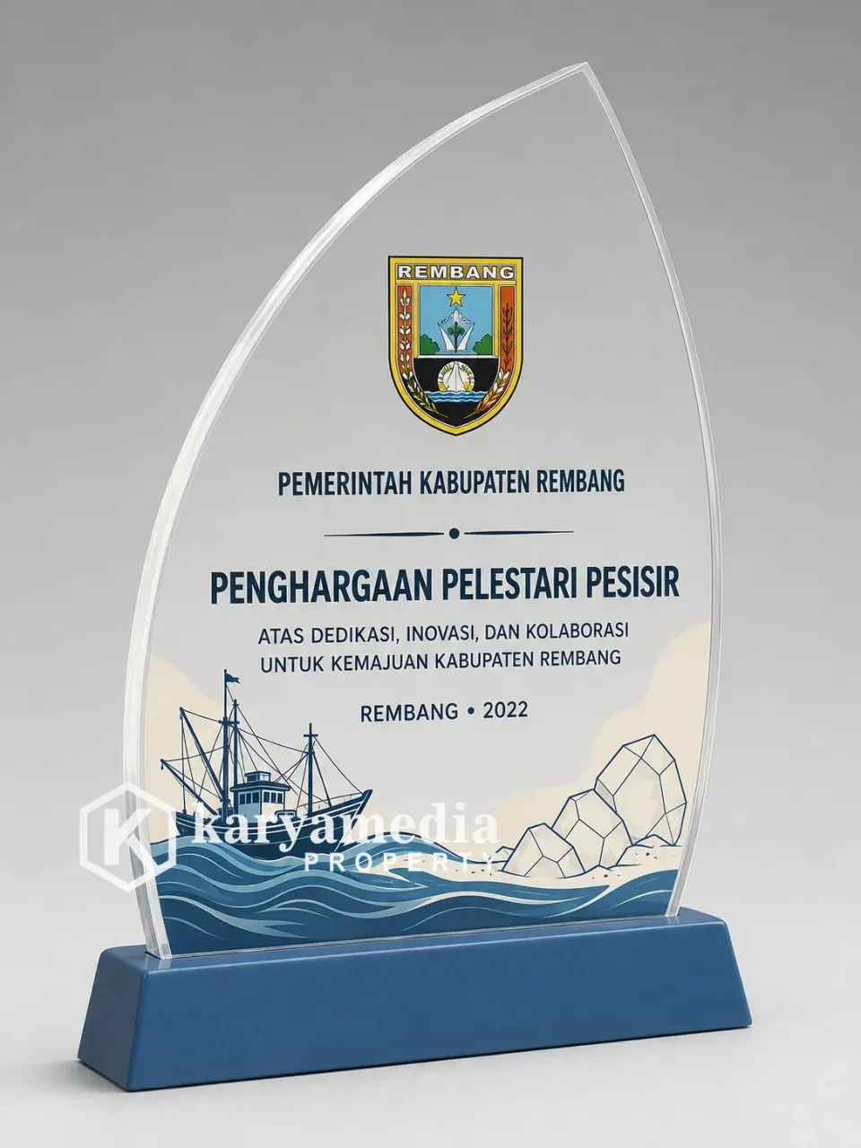 Plakat Kabupaten Rembang - Jawa Karyamedia Souvenir