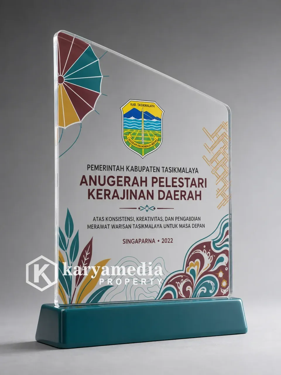 Plakat Kabupaten Tasikmalaya - Jawa Karyamedia Souvenir