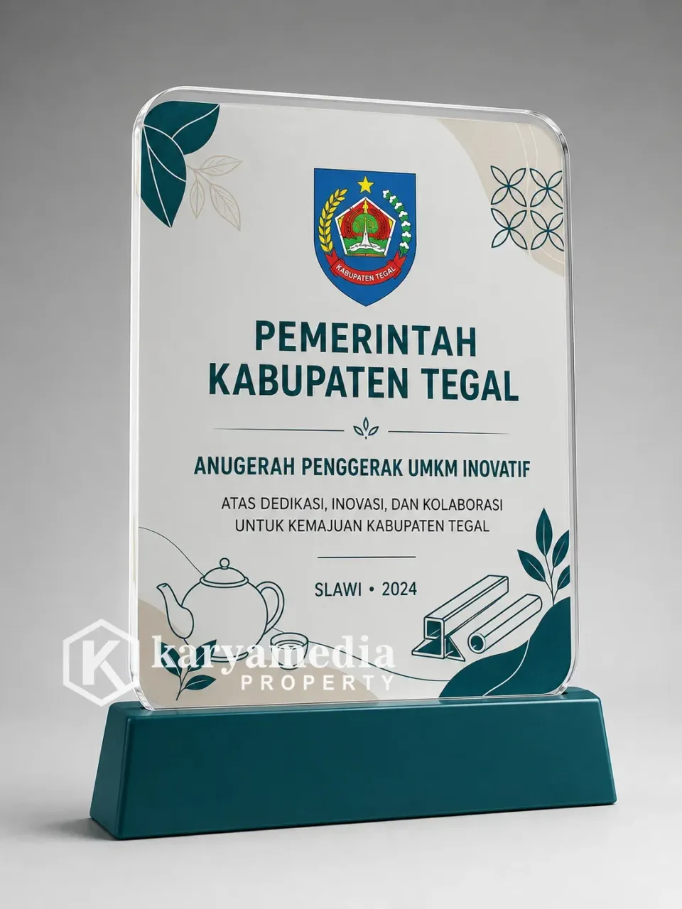 Plakat Kabupaten Tegal - Jawa Karyamedia Souvenir