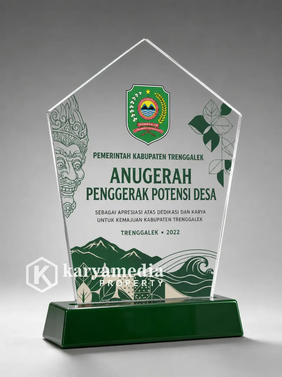 Plakat Kabupaten Trenggalek - Jawa Karyamedia Souvenir