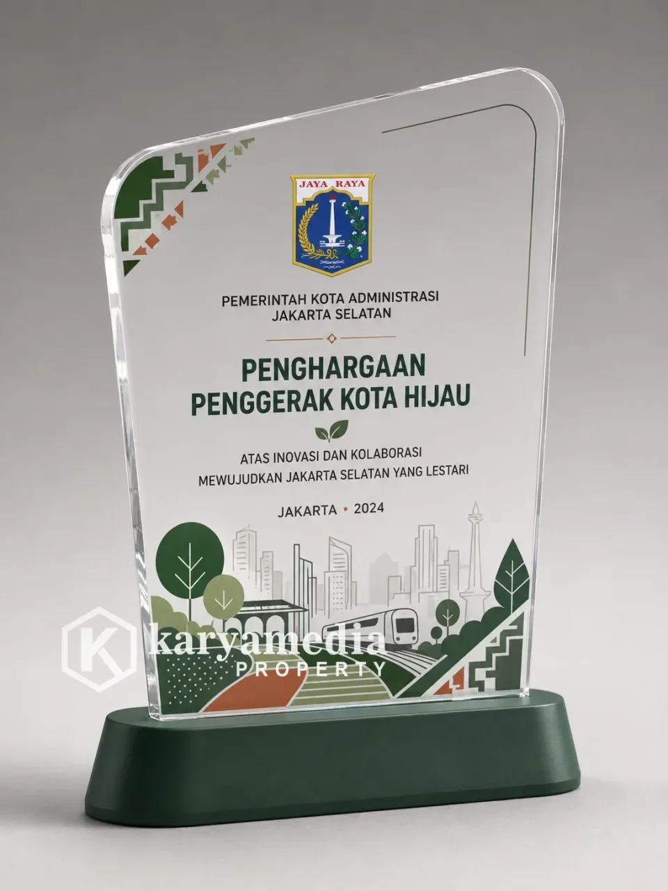 Plakat Kota Administrasi Jakarta Selatan - Jawa Karyamedia Souvenir