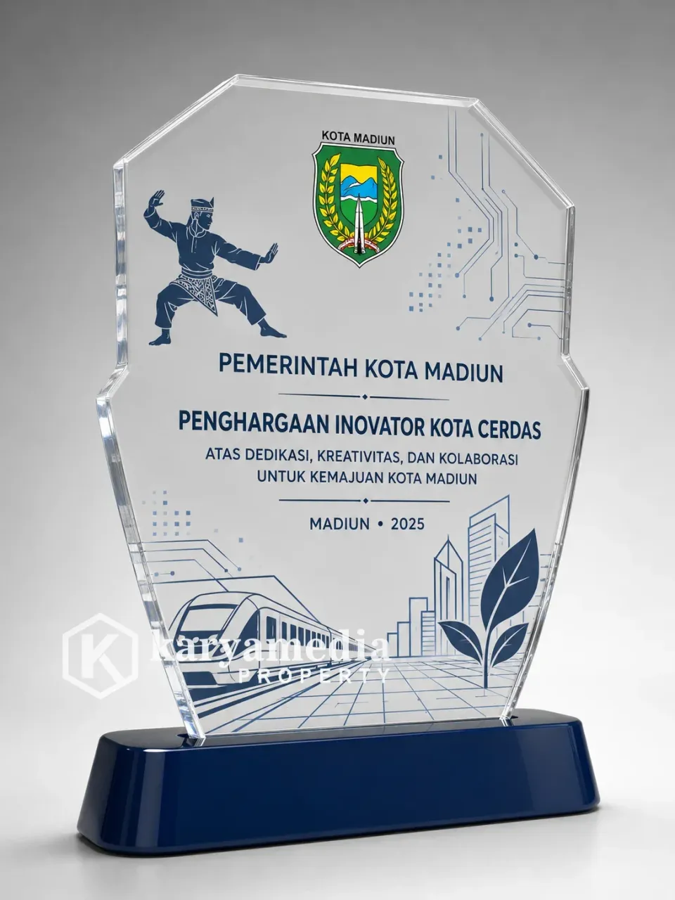 Plakat Kota Madiun - Jawa Karyamedia Souvenir