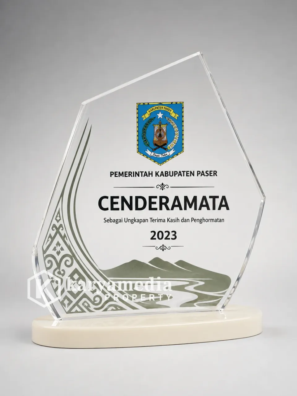 Plakat Kabupaten Paser - Kalimantan Karyamedia Souvenir
