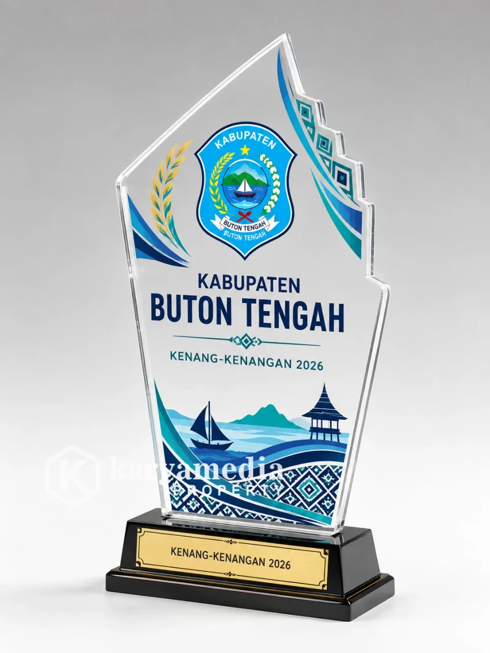 Plakat Kabupaten Buton Tengah - Sulawesi Karyamedia Souvenir