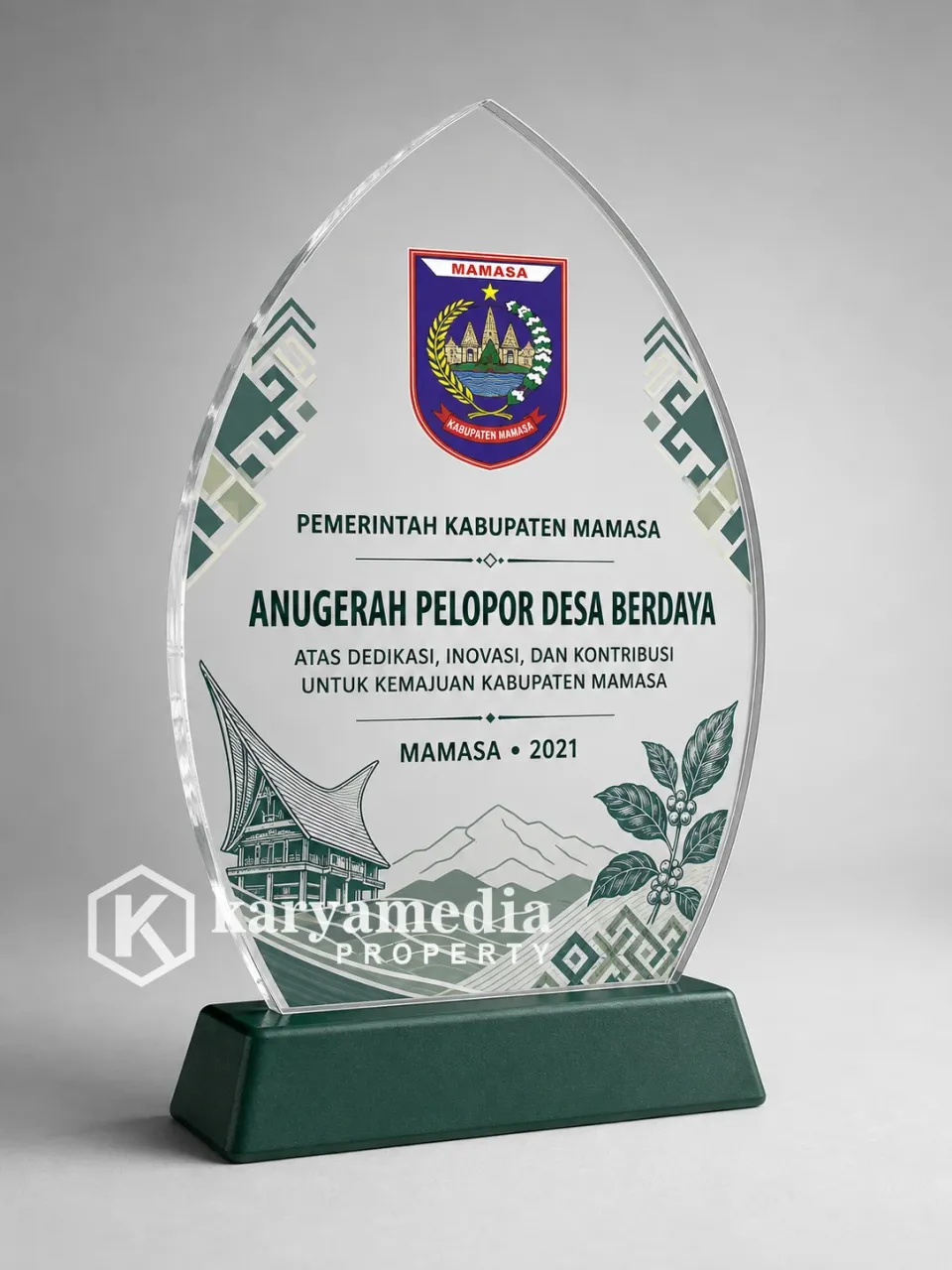 Plakat Kabupaten Mamuju - Sulawesi Karyamedia Souvenir