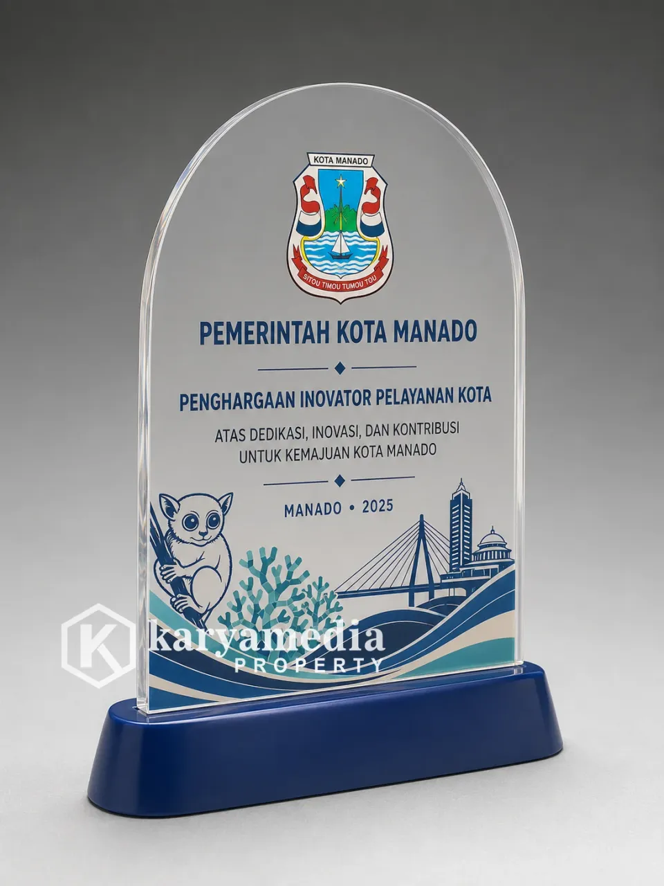 Plakat Kota Manado - Sulawesi Karyamedia Souvenir