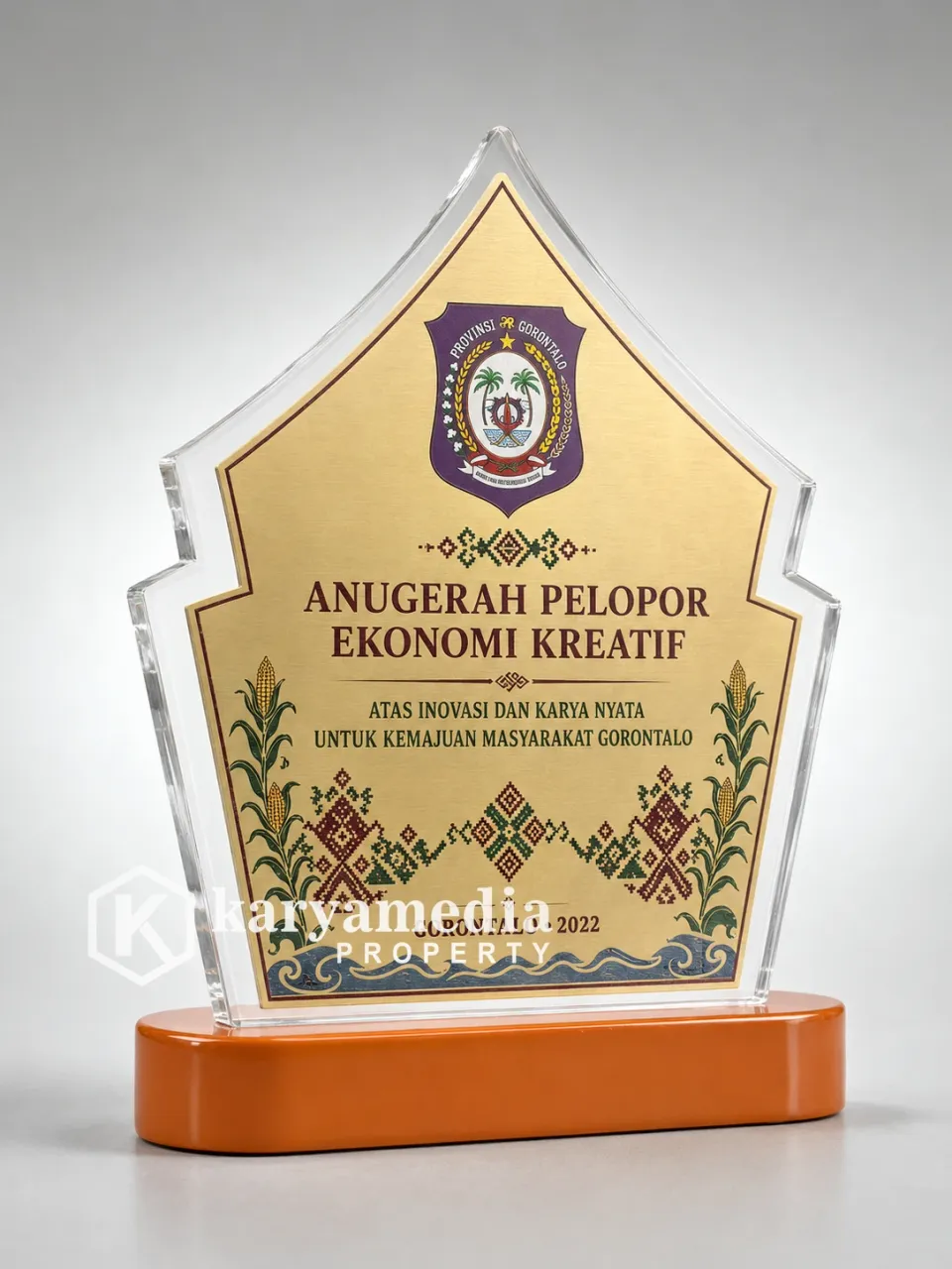 Plakat Provinsi Gorontalo - Sulawesi Karyamedia Souvenir