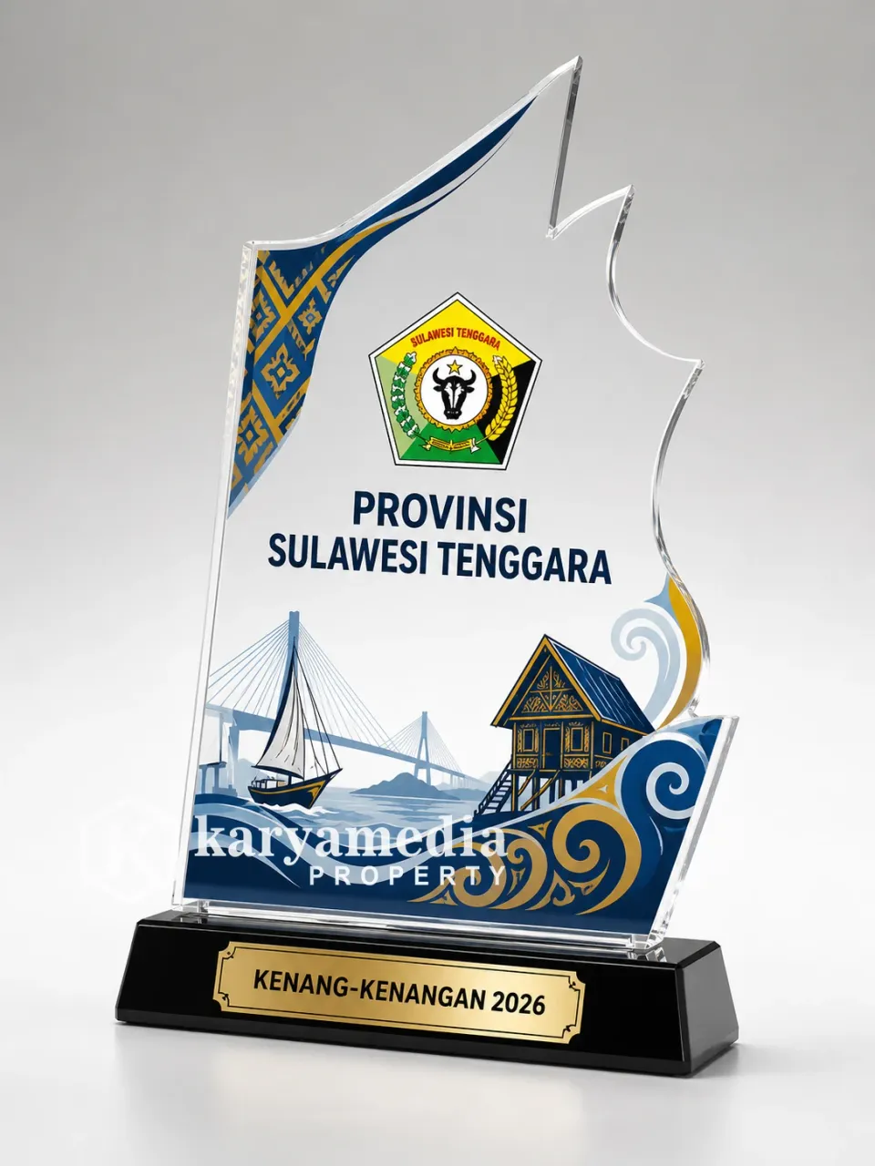 Plakat Provinsi Sulawesi Tenggara - Sulawesi Karyamedia Souvenir