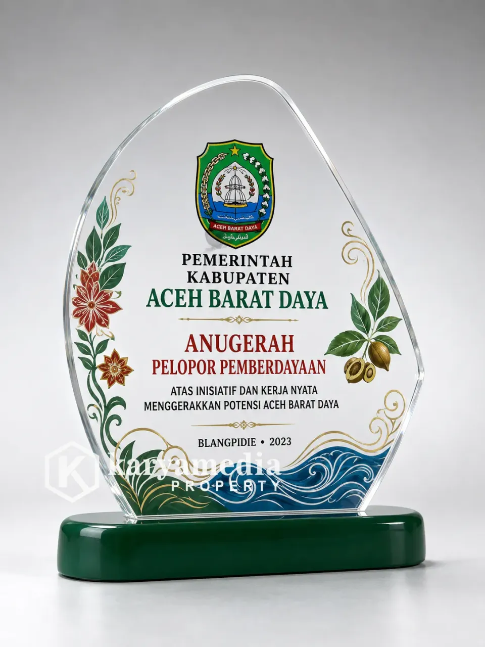 Plakat Kabupaten Aceh Barat Daya - Sumatera Karyamedia Souvenir
