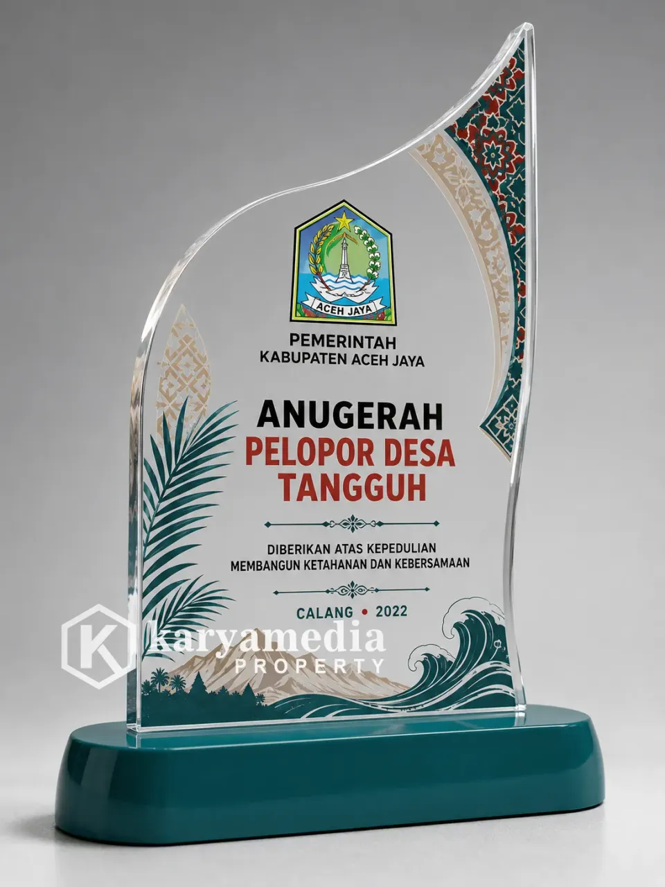 Plakat Kabupaten Aceh Jaya - Sumatera Karyamedia Souvenir